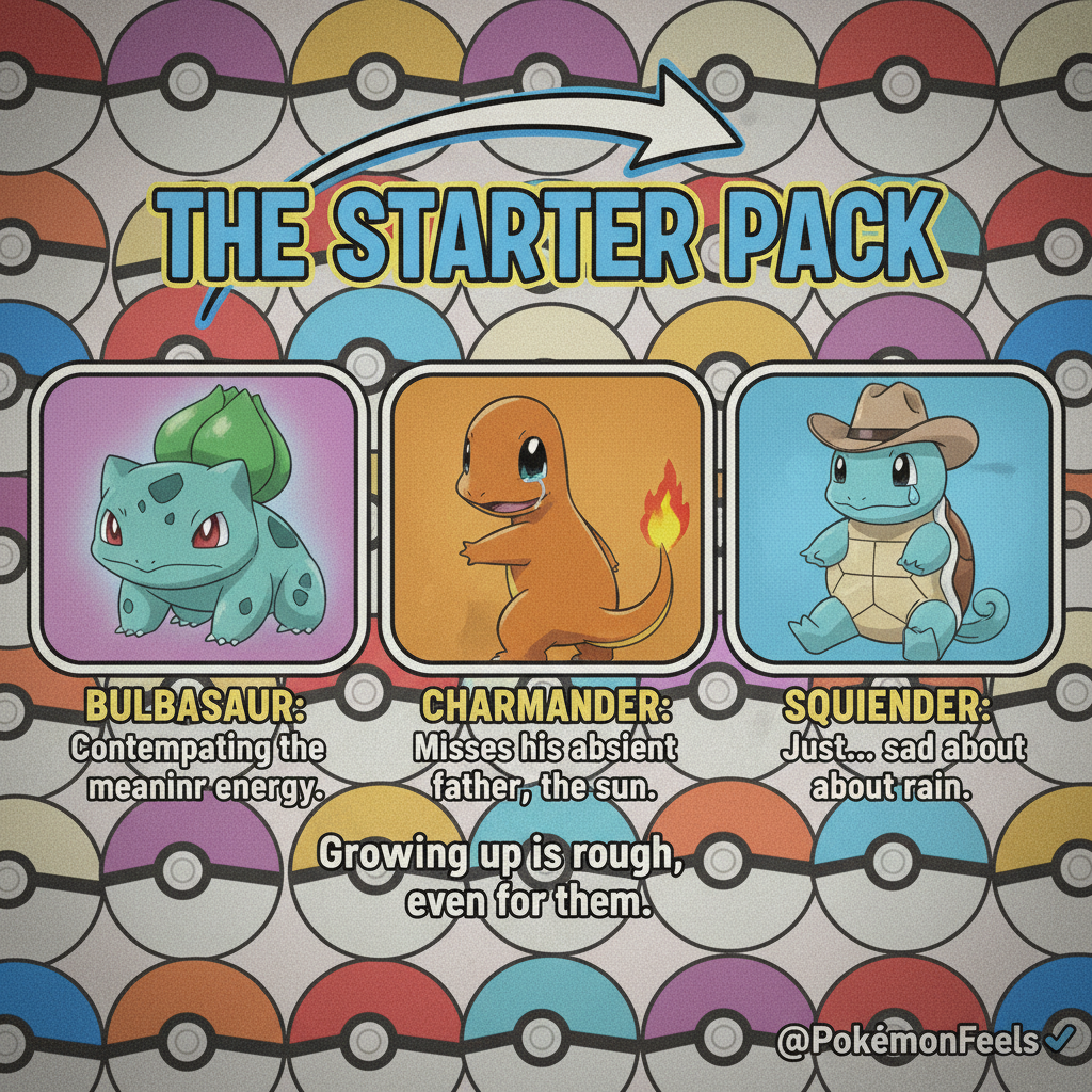 Remember when the biggest decision was which Pokemon starter to pick? Simpler times.