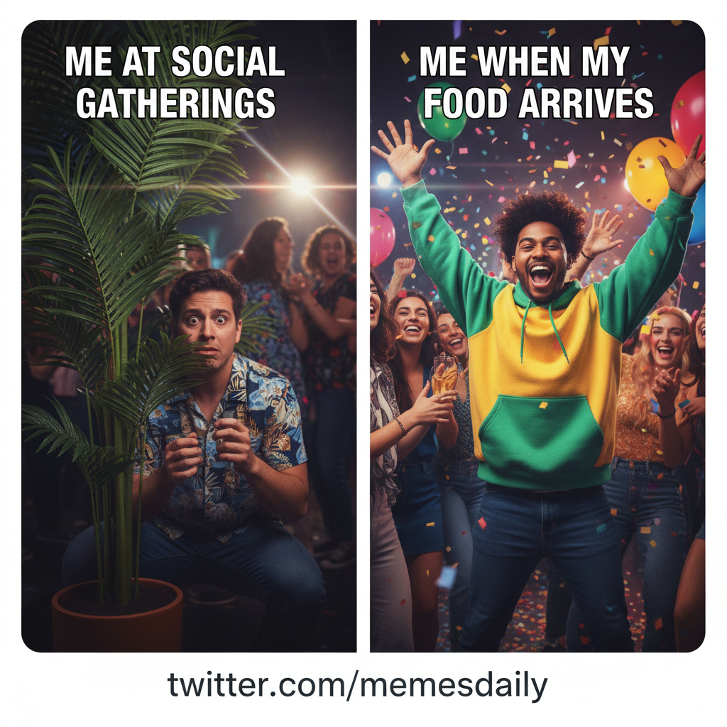 Introvert at a party: 'I need to recharge.' Extrovert: 'Let's get another round!'