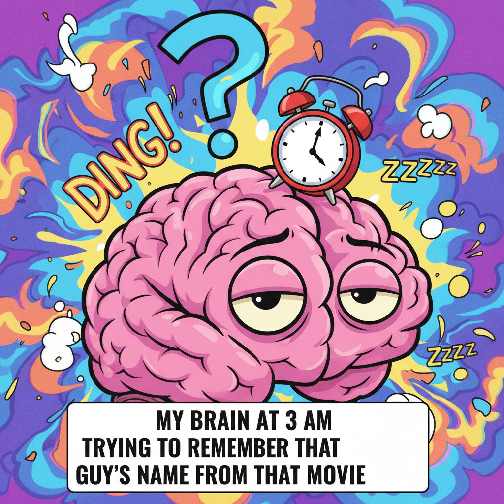 My brain on Monday morning: 'Are we sure it's not still Sunday?'