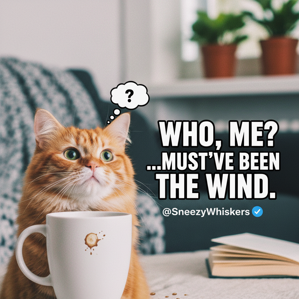 My pet just sneezed directly into my coffee. This is my life now.
