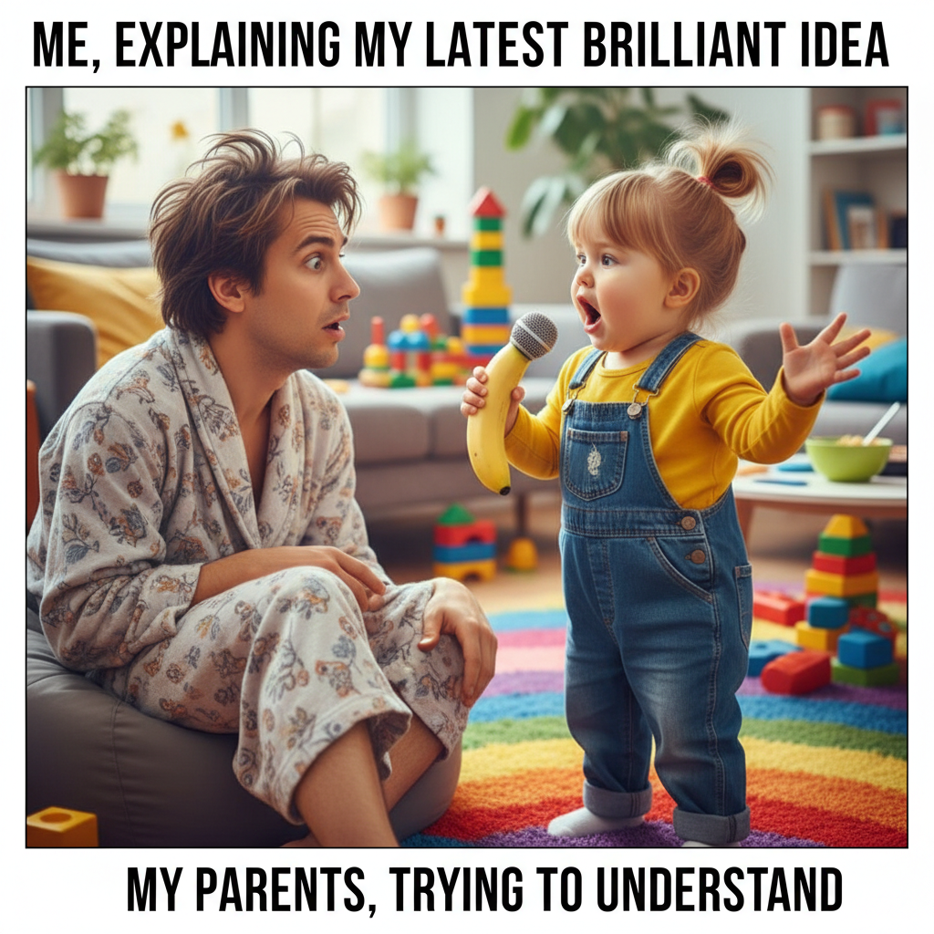My toddler just explained quantum physics using a banana. I understood none of it.