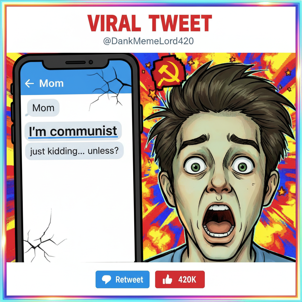 Autocorrect changed 'I'm coming' to 'I'm communist' in my boss's email. My career is over.