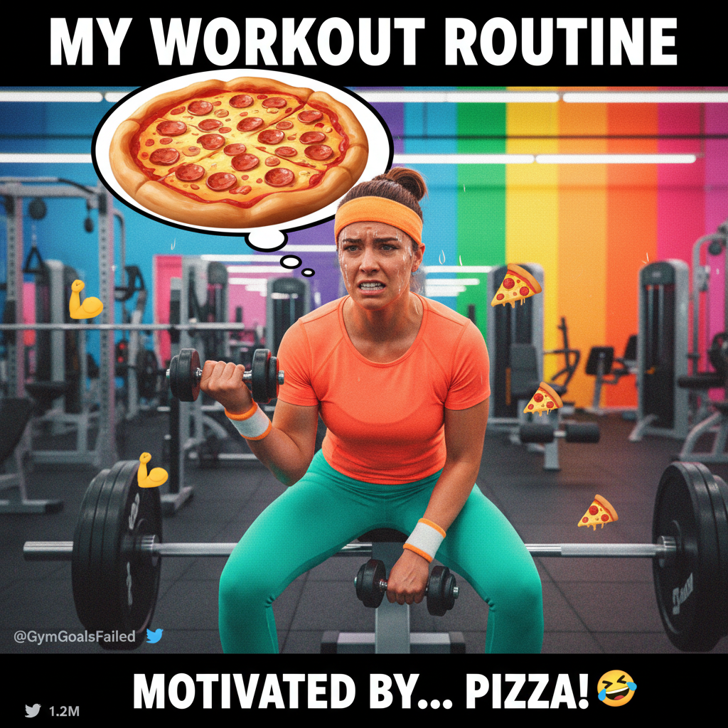 Went to the gym, did one rep, immediately started planning my post-workout meal. Balanced.