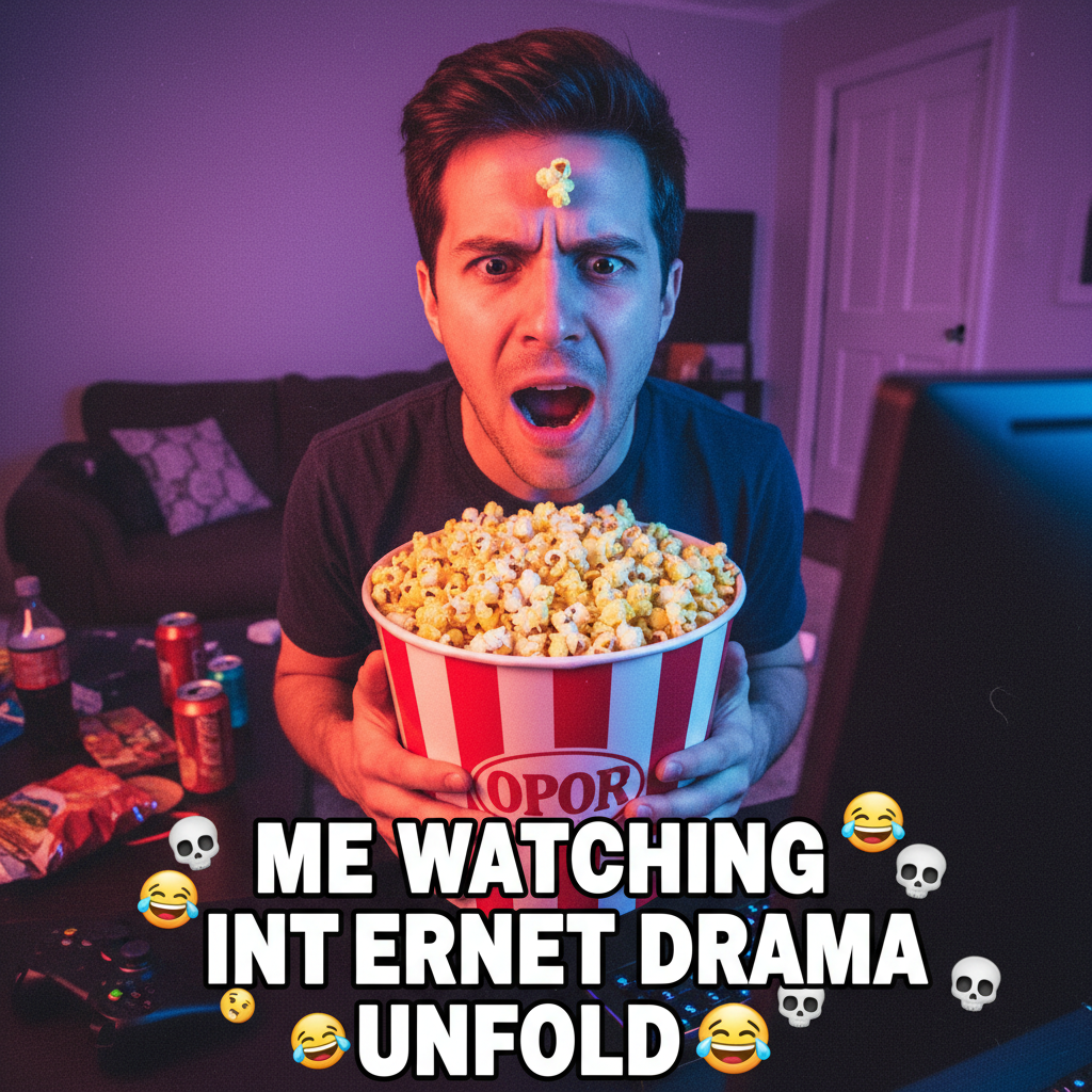 Me watching celebrity drama unfold: *eats popcorn in 4K* This is my Super Bowl.