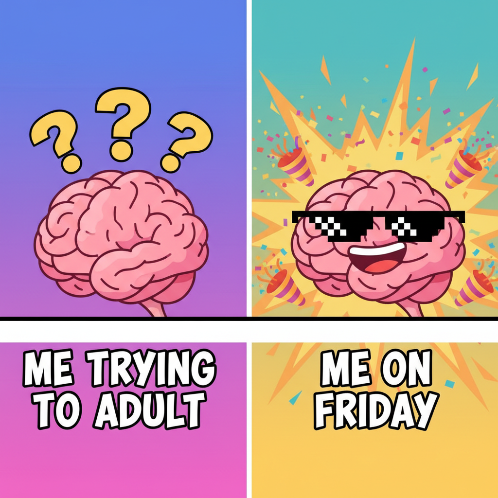 My brain during exams: *elevator music* My brain after exams: THE LIBRARY IS A VIBE