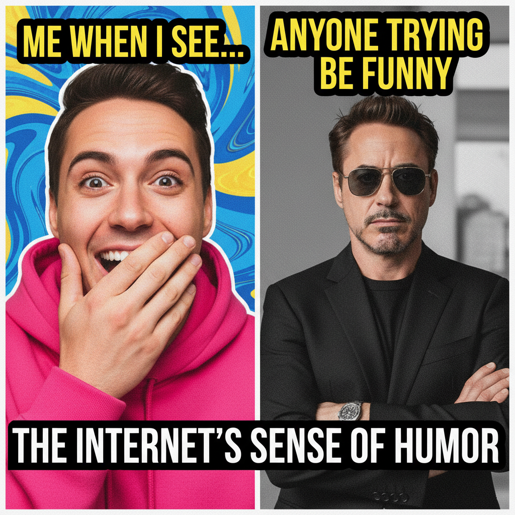 Me watching that viral clip vs. my celebrity crush's reaction to it. 😂 #MemeQueen