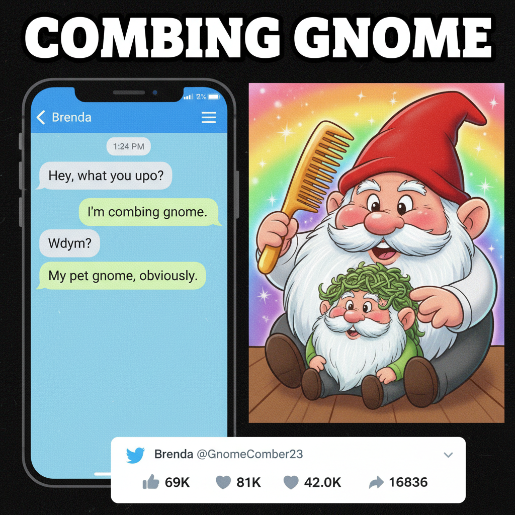 My phone just changed 'I'm coming home' to 'I'm combing gnome'. My mom is confused. 🤦‍♀️
