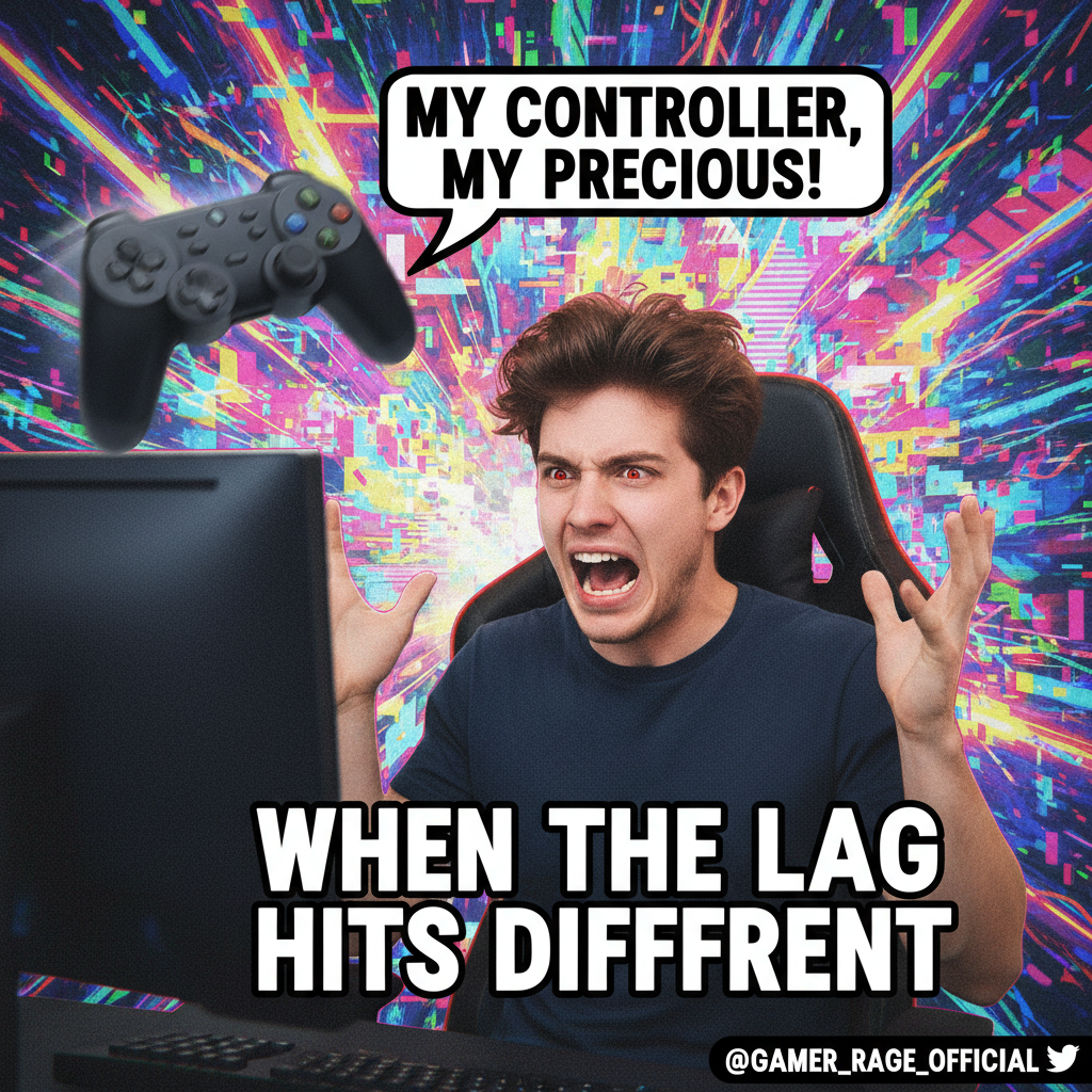 My controller just flew across the room. It wasn't my fault, the game cheated.