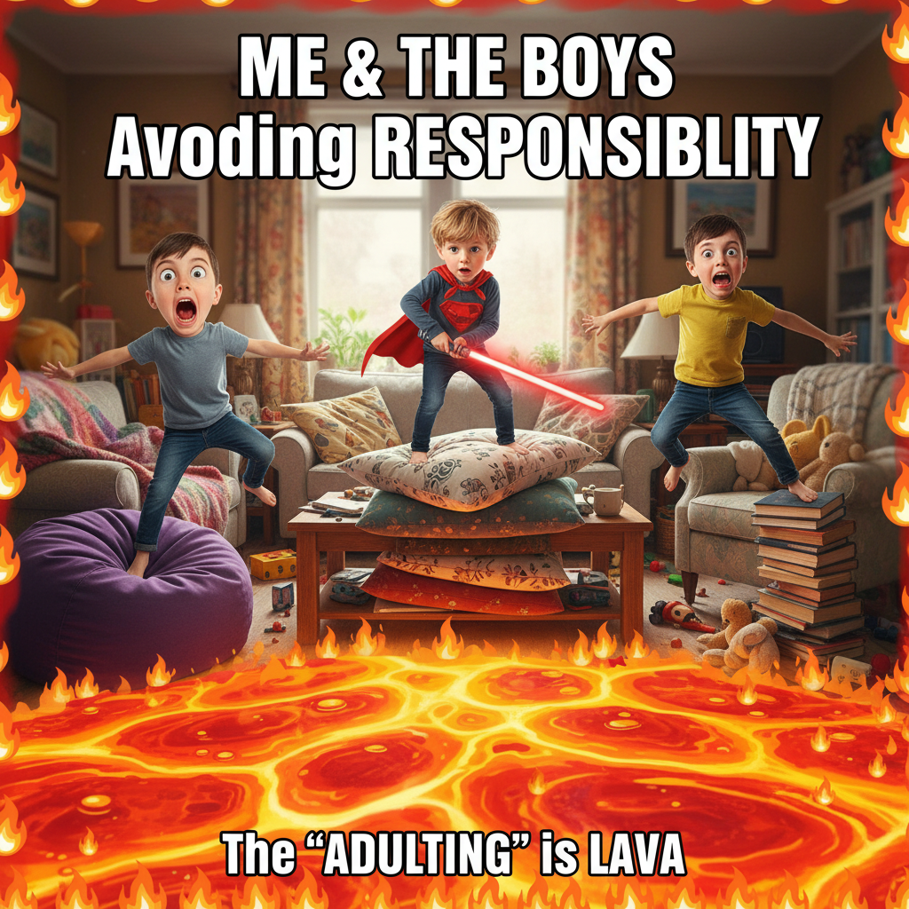 Remember when we thought lava was just the floor? Peak childhood engineering.