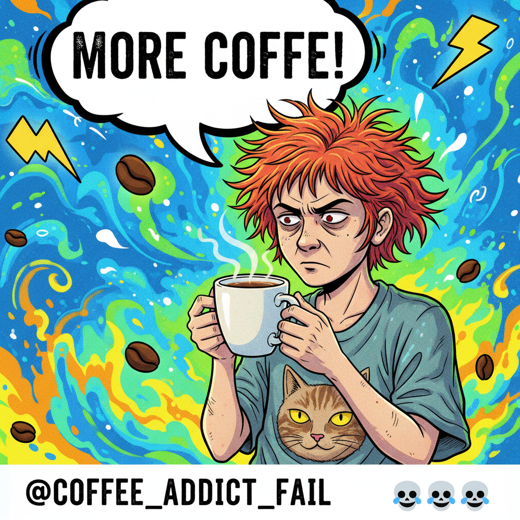 My blood type is coffee. My personality type is 'don't talk to me until I've had coffee.'