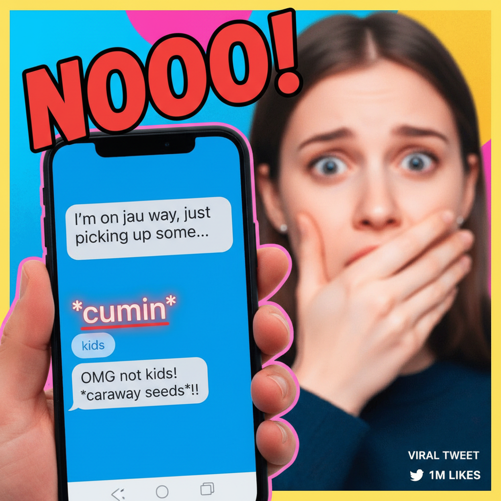 Autocorrect just changed 'I'm coming' to 'I'm cumin.' My boss is going to think I'm a spice rack.