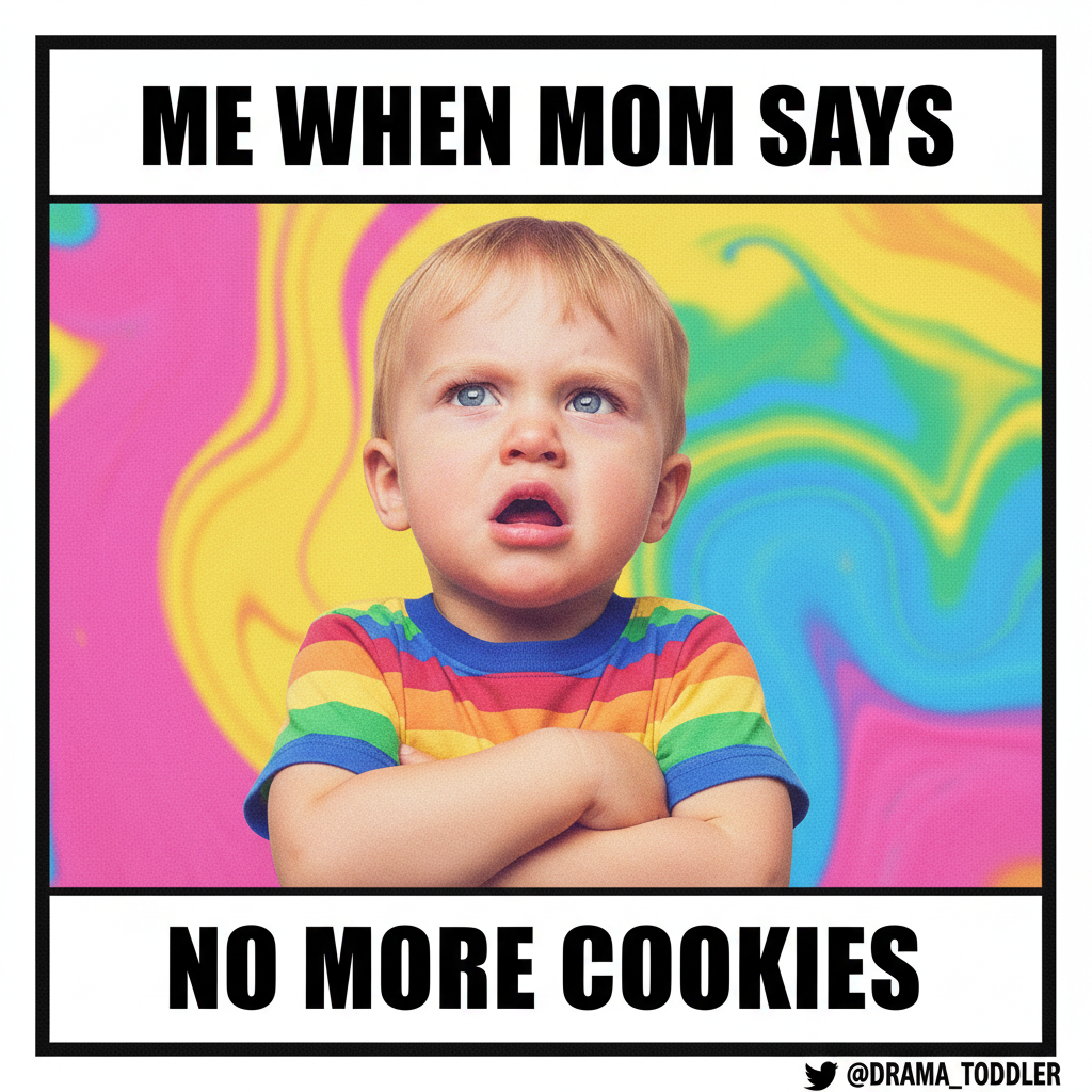 Just told my toddler 'no' and he looked at me like I personally offended his ancestors.