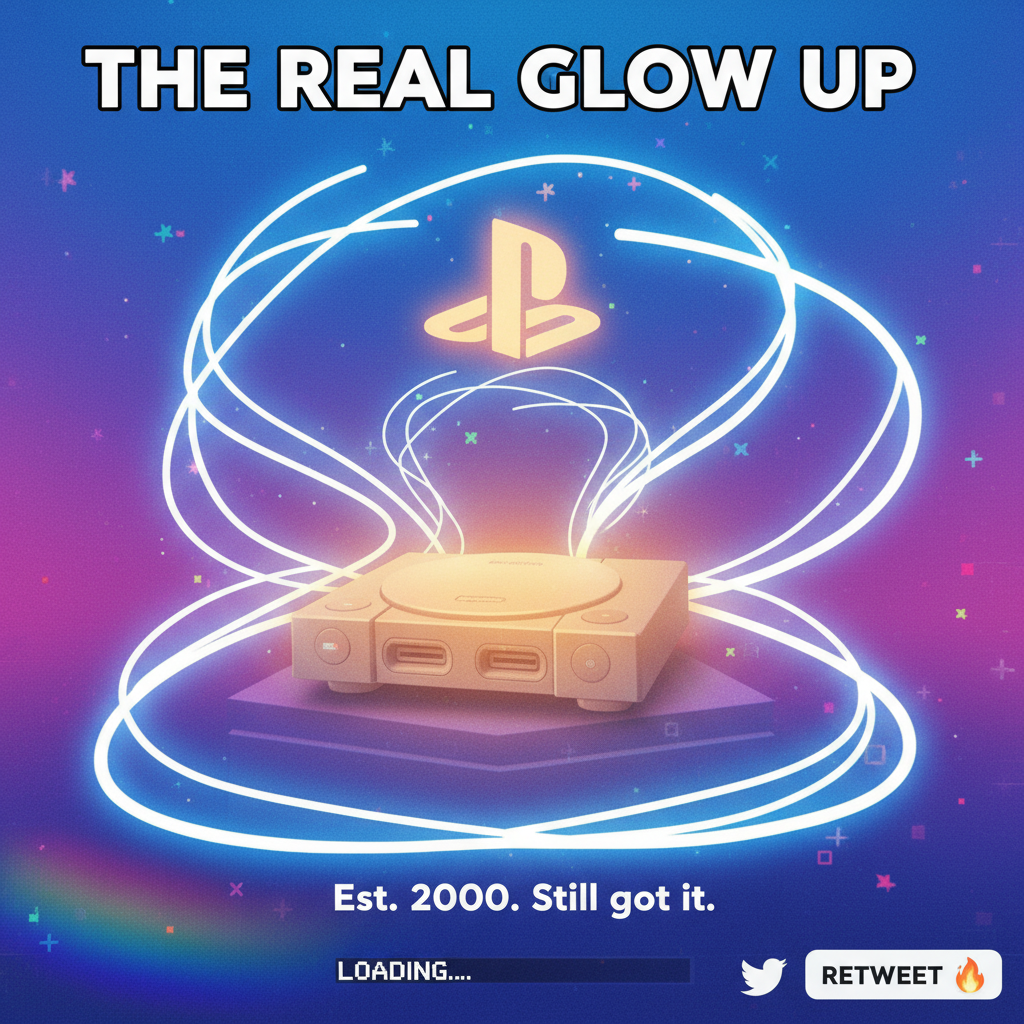 Hearing the PS2 startup sound still hits different. Instant serotonin boost.
