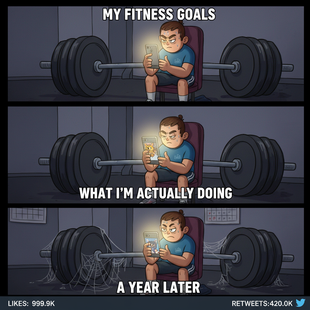 I go to the gym to lift my phone and scroll between sets. It's called active recovery.