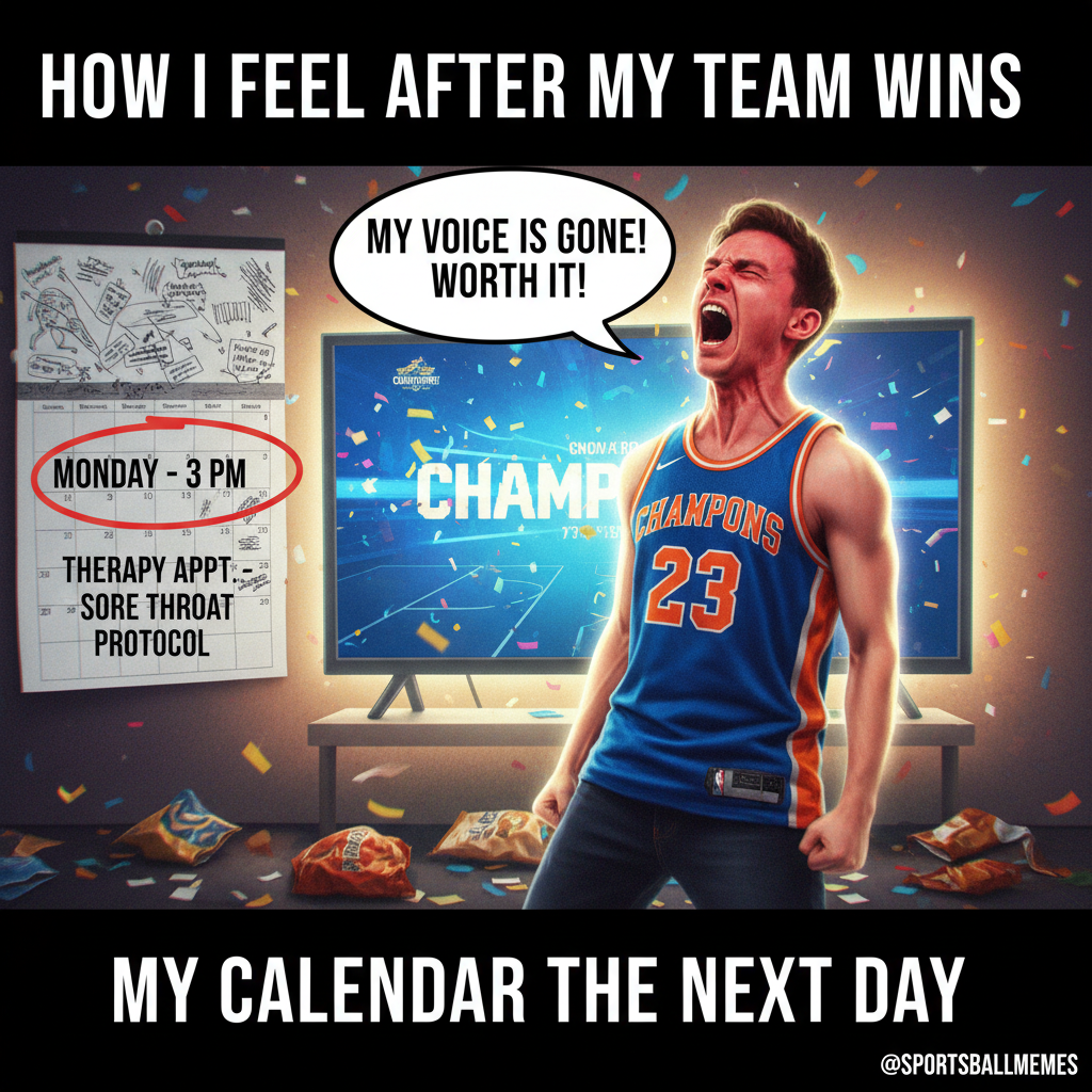 My team won. My voice is gone. My therapist is booked. Worth it.
