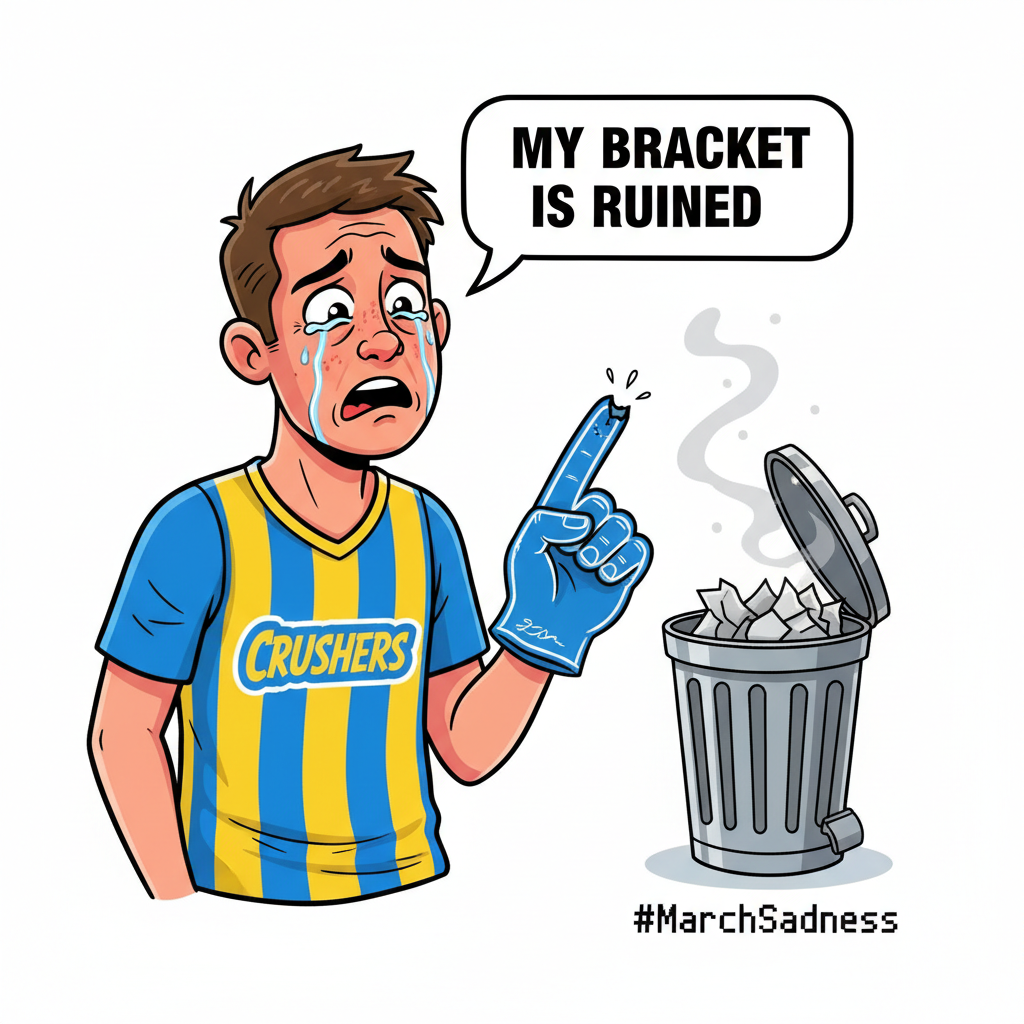 My team won. My neighbor's team lost. Pretty sure he just burned his jersey. It's Tuesday.