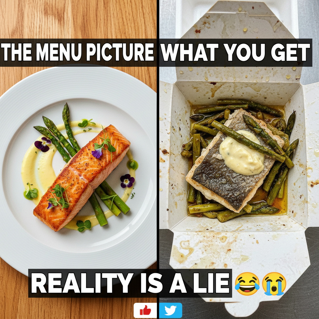 My food delivery: a masterpiece. What I actually got: a tragedy. #ExpectationVsReality