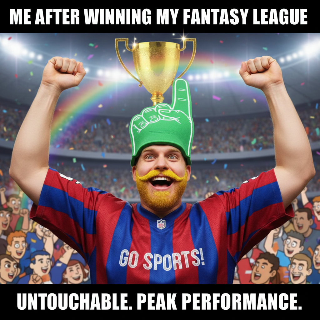 My team won. I'm now convinced I'm a tactical genius. Don't @ me.