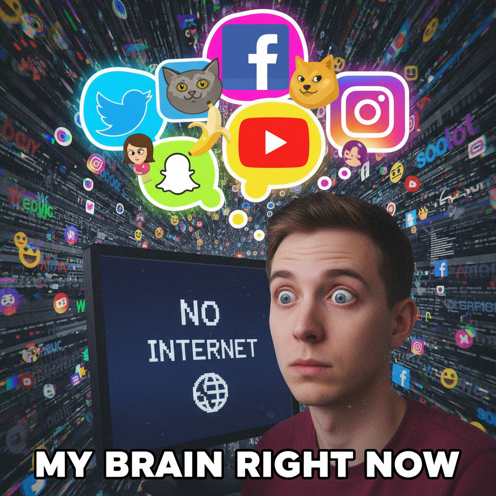 When the WiFi goes down, I realize my entire personality is stored in the cloud.