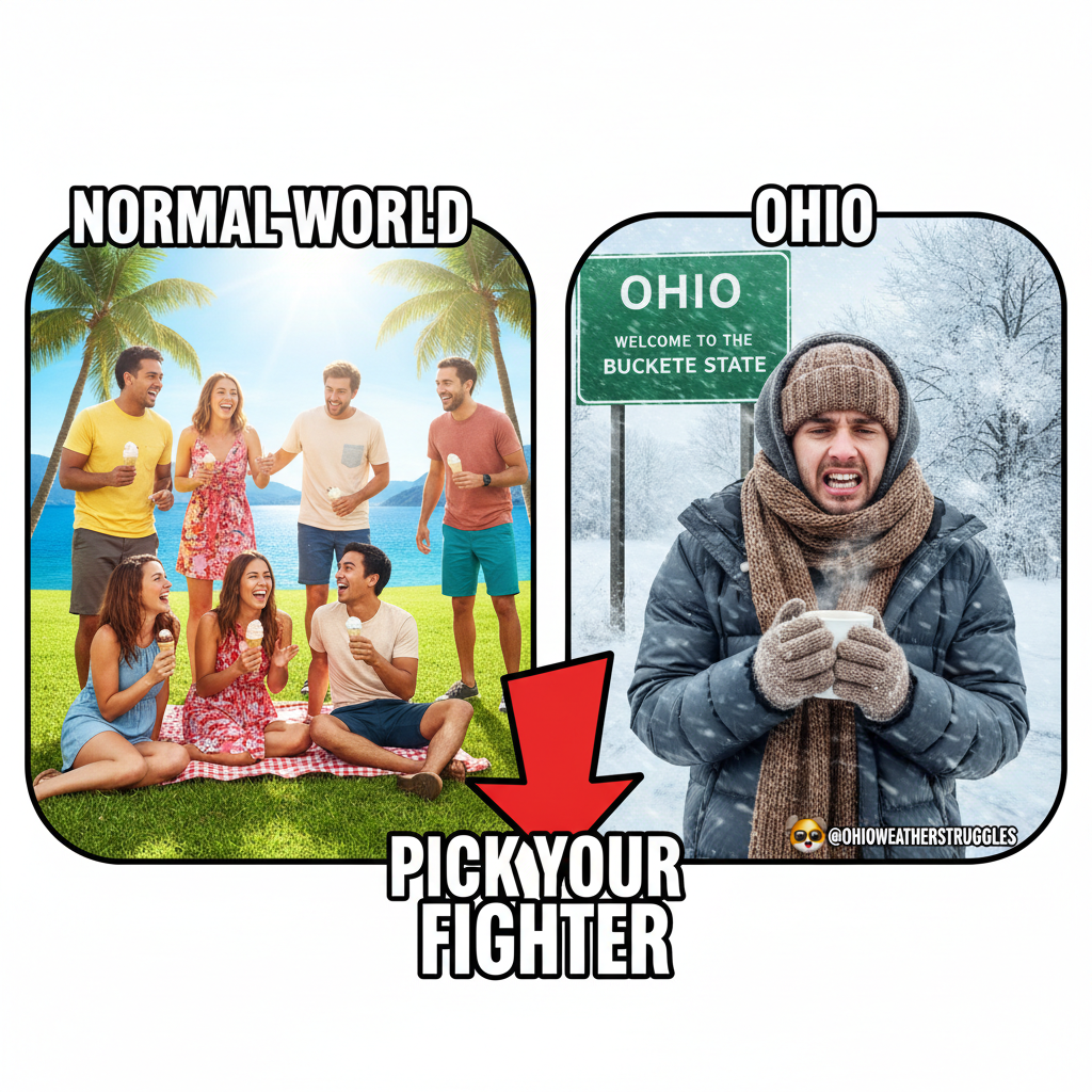 It's 70 degrees and sunny. Someone in Ohio is still complaining it's too cold.
