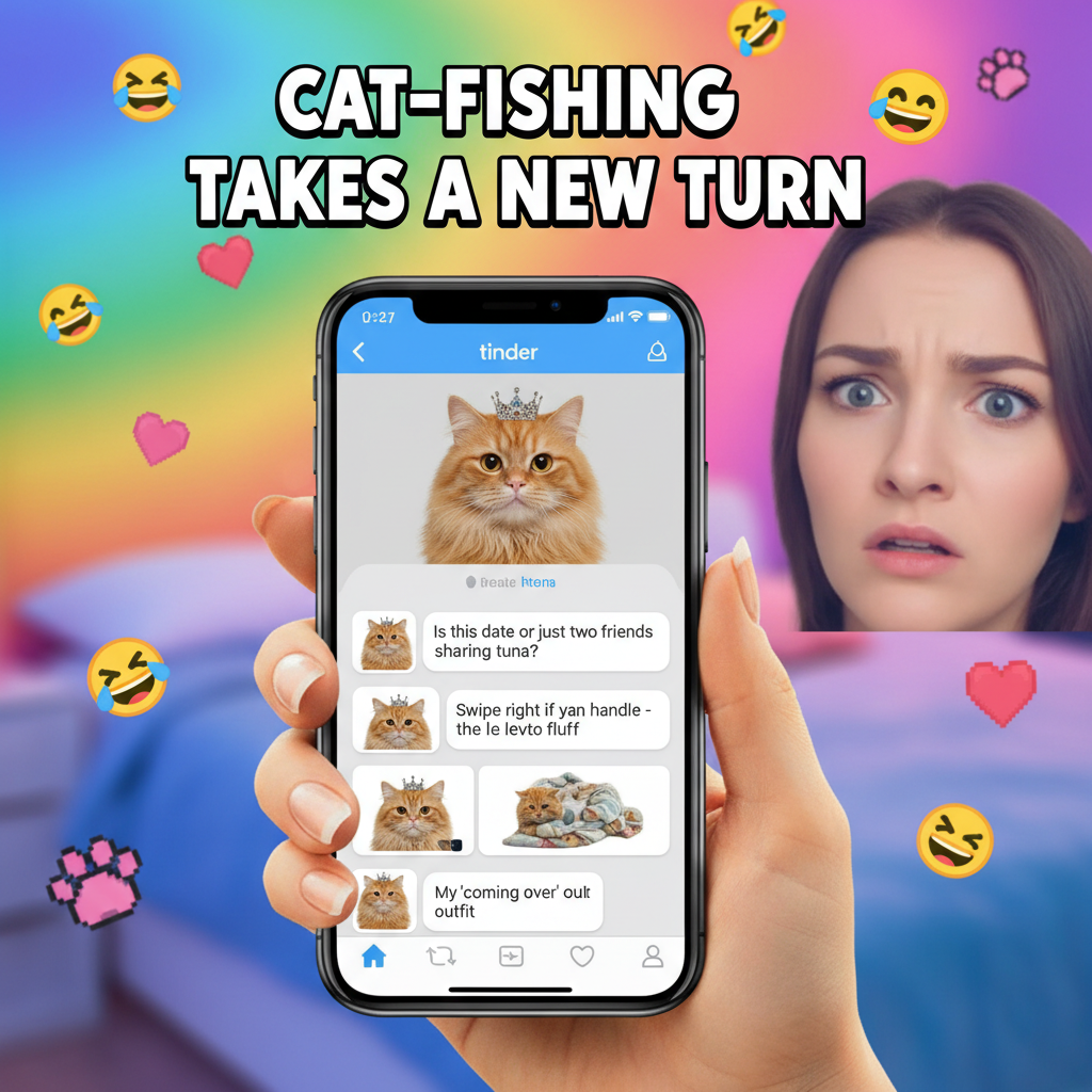 Matched with someone who only sends cat memes. Is this a win or a cry for help?