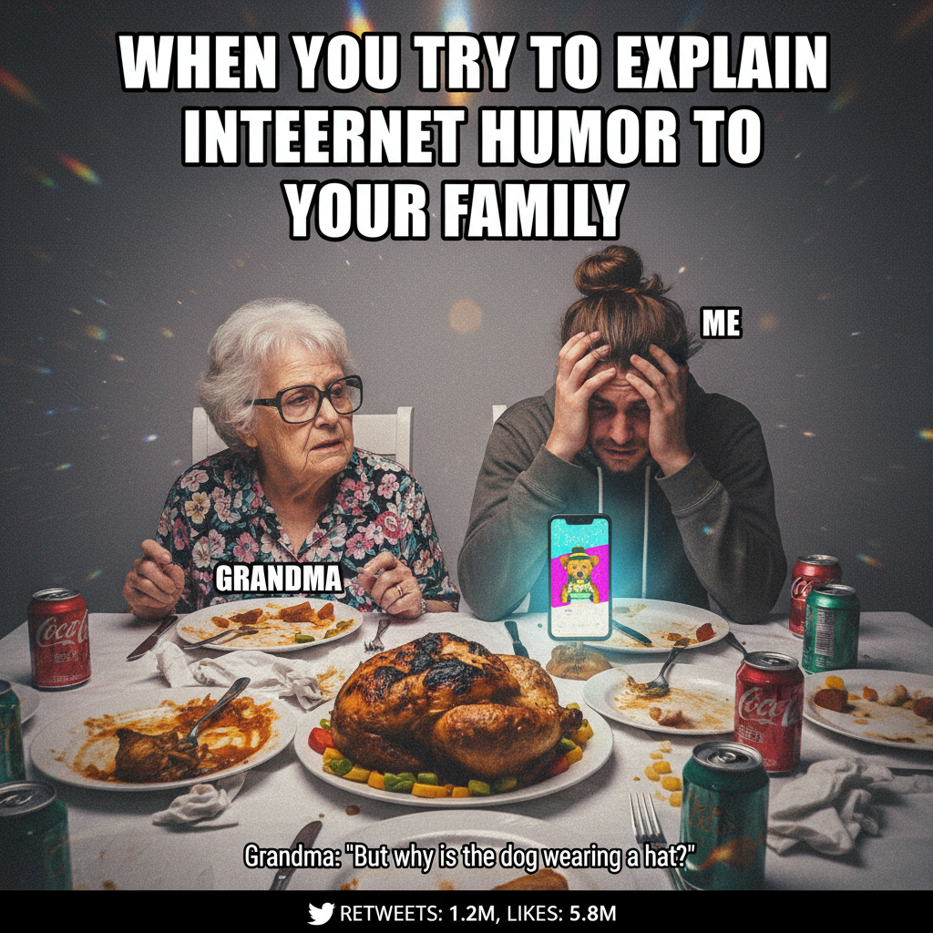 Grandma just asked if my 'internet friends' are coming to dinner. It's happening.