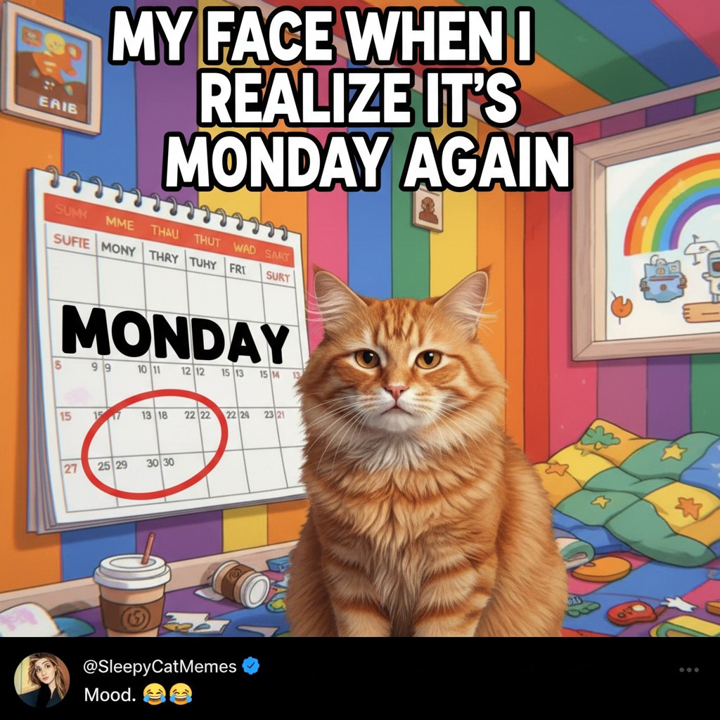 My brain on Monday morning: 'Are you sure it's not still Sunday?'