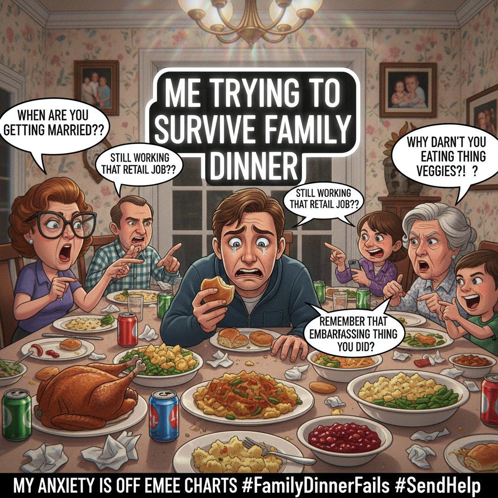 Holiday family dinner: Where 'How's work?' quickly escalates to 'Are you still single?'