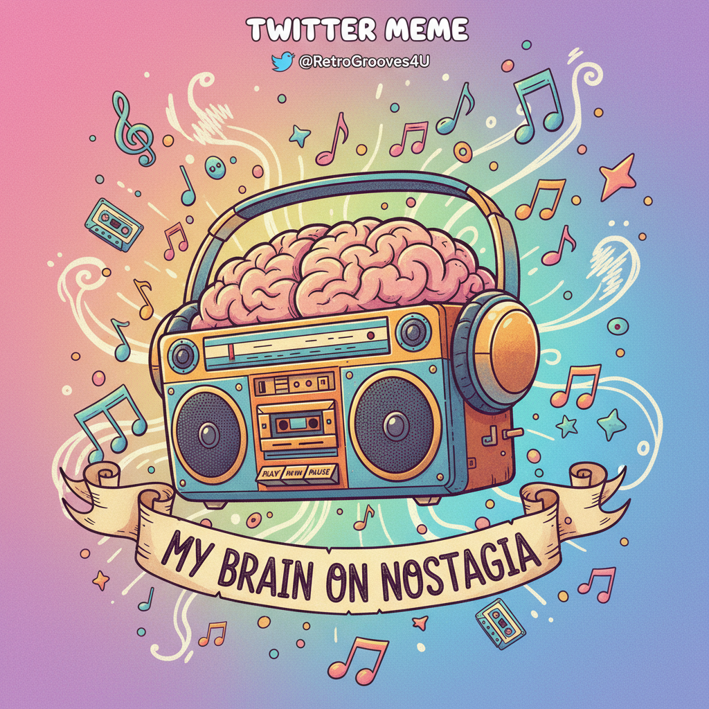 Heard a song from my childhood and instantly remembered every single lyric. My brain is a time capsule. ⏳🎶