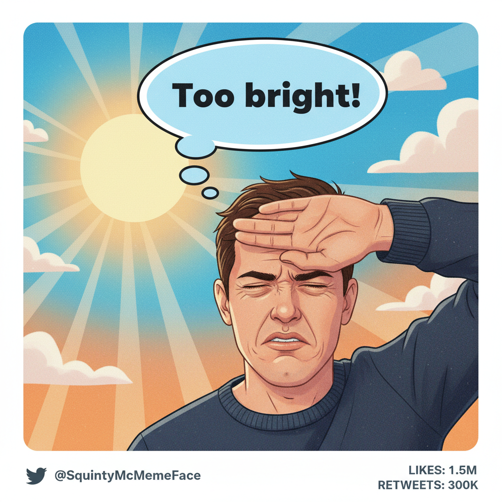 It's 75° and sunny but I'm still complaining. My regional identity demands it. ☀️😤