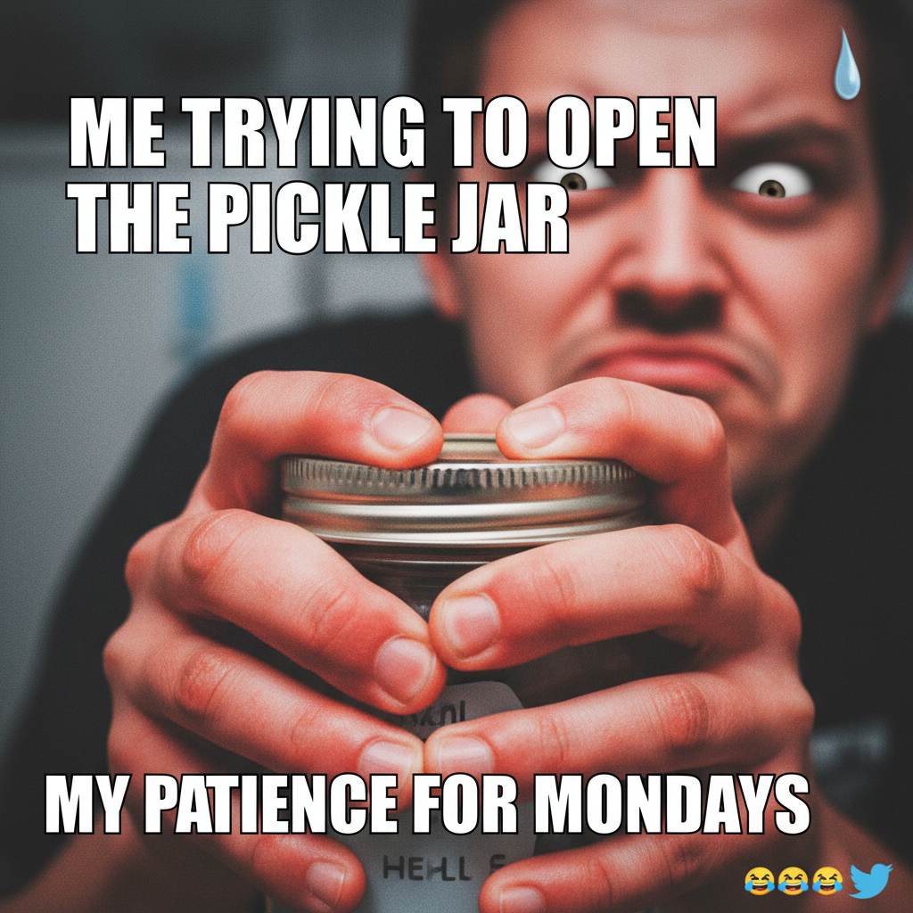 Just spent an hour trying to open a jar. Adulting is a scam. Send help & a jar opener.
