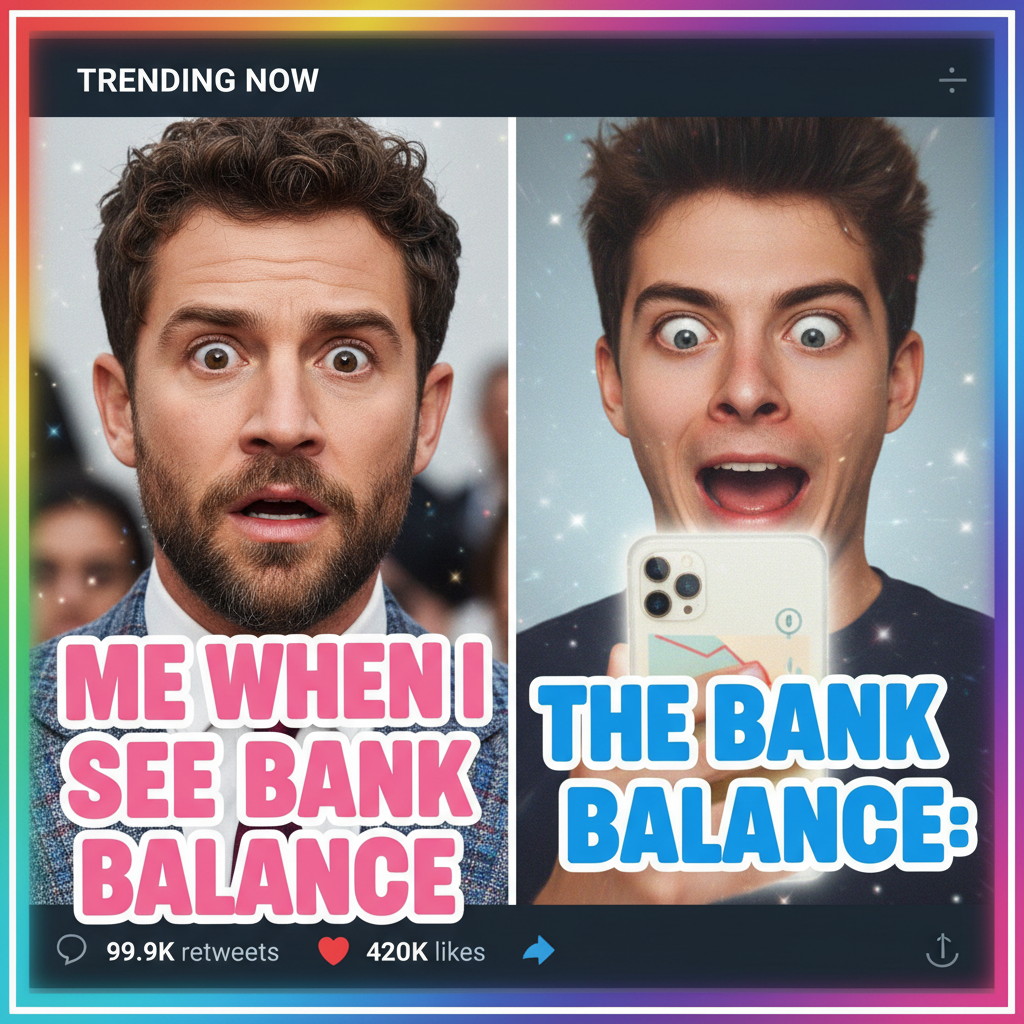 My face when the internet finds a new celebrity meme template. 😂