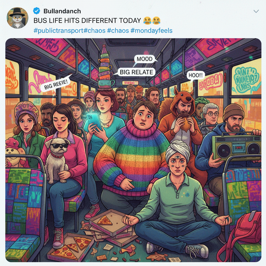 Public transport: where you learn more about strangers than you ever wanted to know.