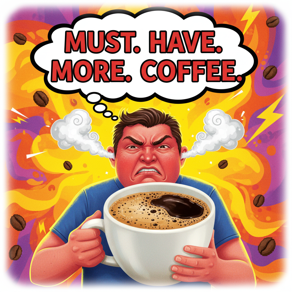 My blood type is coffee. My personality type is 'don't talk to me before my second cup.'