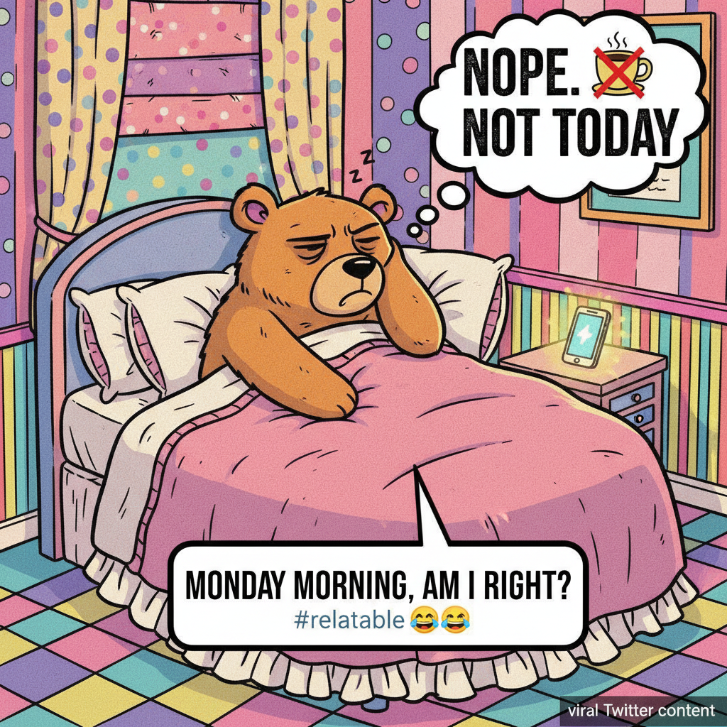 Seasonal depression hitting different this year. My spirit animal is a hibernating bear.