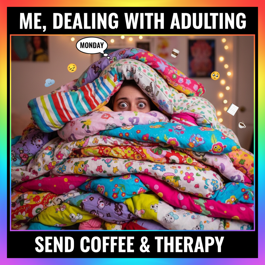 My seasonal depression has upgraded to 'full-time existential dread' this year. Send blankets.