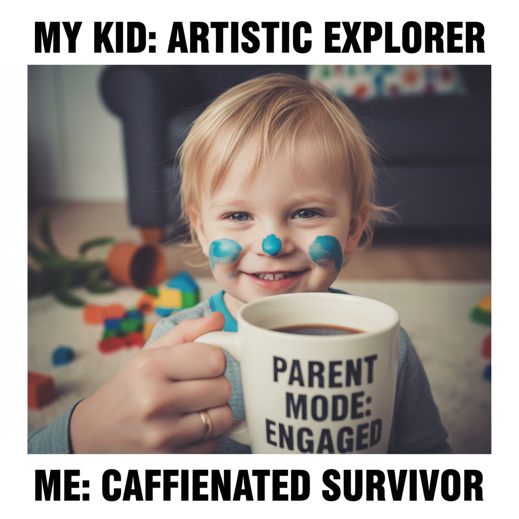 My toddler just ate a crayon. Send help and coffee. Lots of coffee.