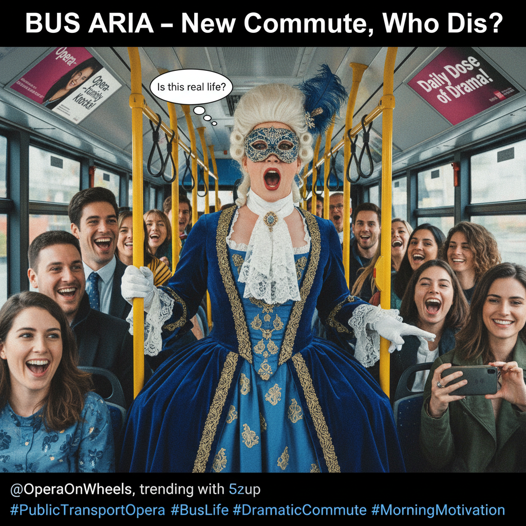 Just witnessed a full-on opera performance on the bus. Peak public transport.