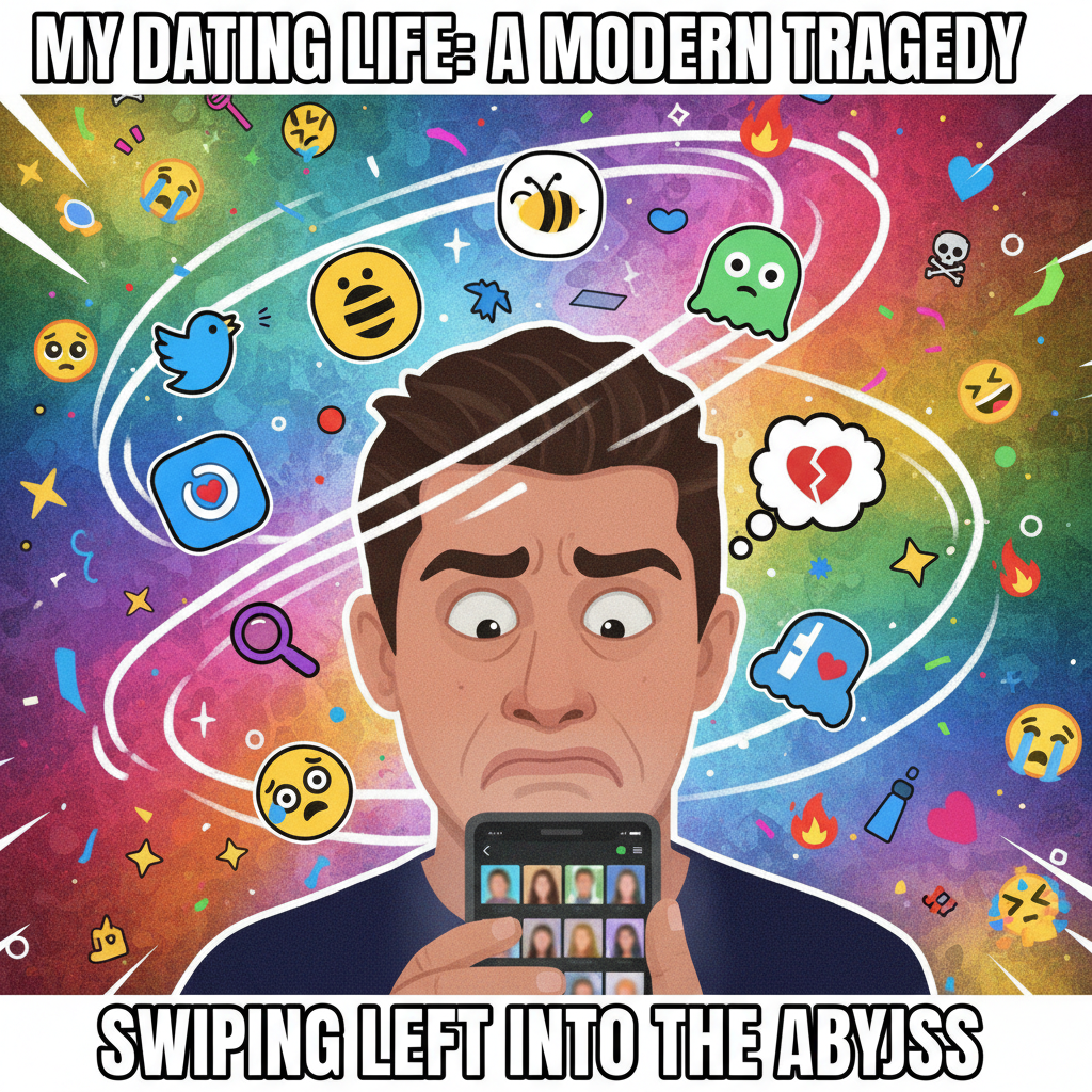 My dating app bio: 'Fluent in sarcasm & bad decisions.' Still single. Send help.