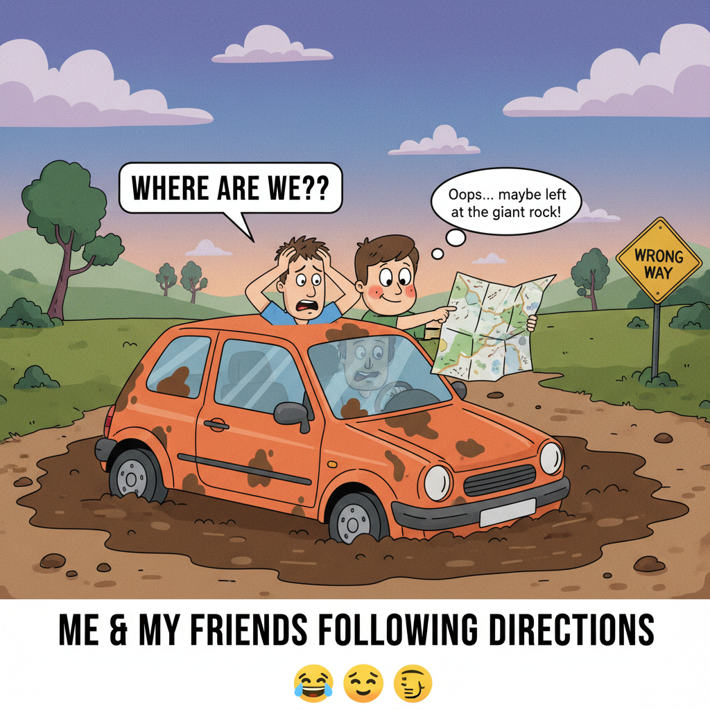 Road trip rule #1: Never trust the person who says 'I know a shortcut.'