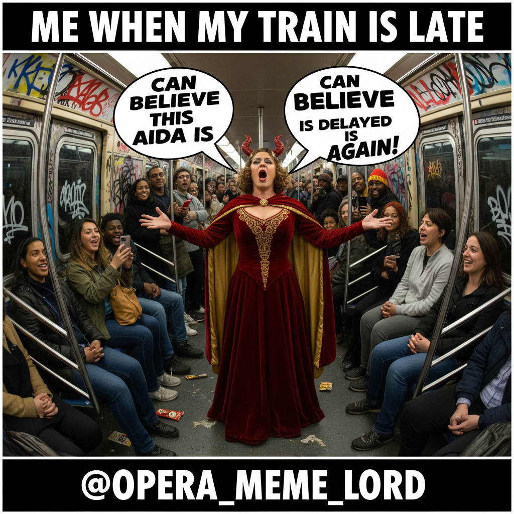 Just witnessed a full-blown opera performance on the subway. Peak public transport.