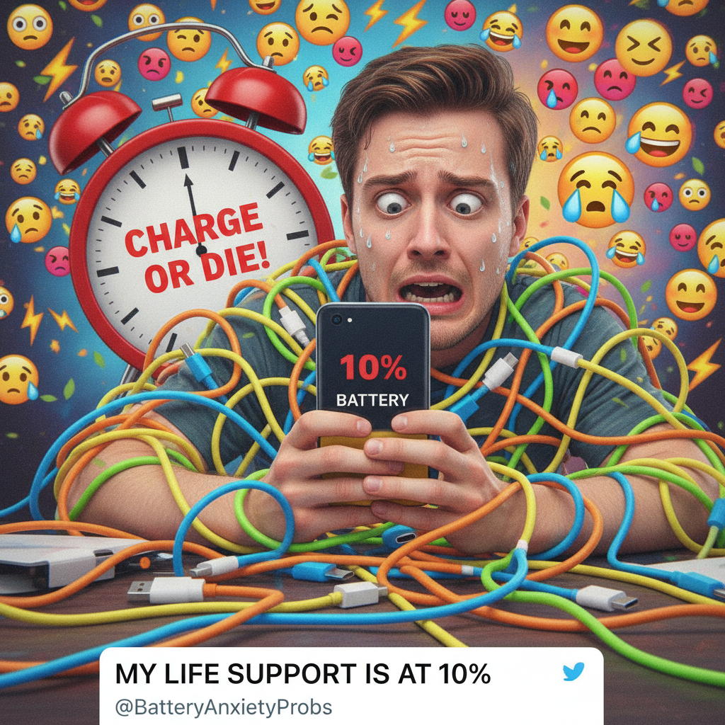 My phone battery is at 10% and so is my will to live. #DigitalDetoxFail