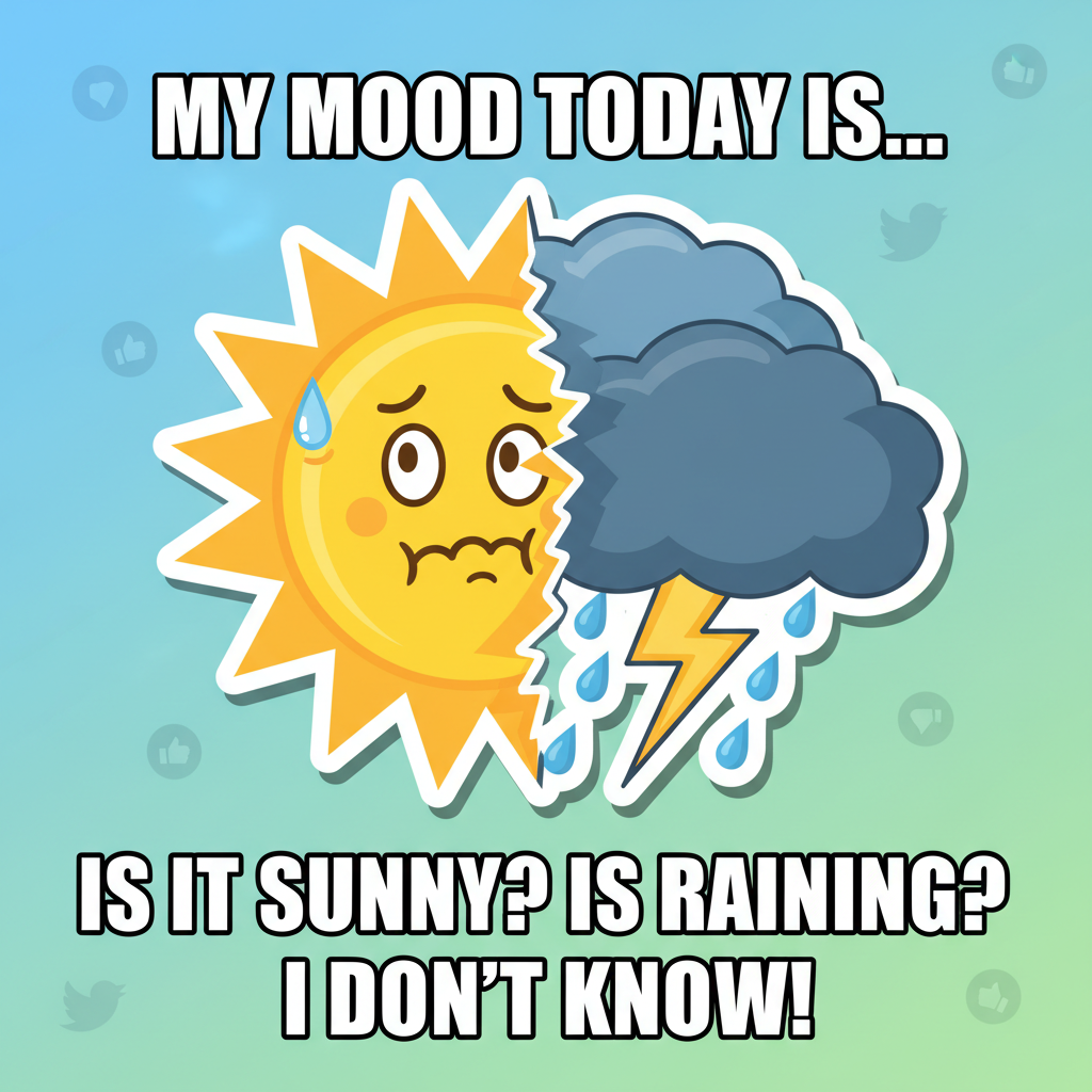 It's 90 degrees but also raining? My weather app is having an identity crisis.