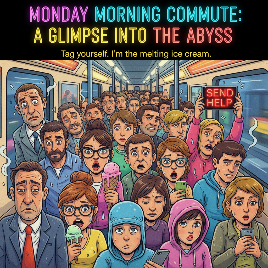 Public transport is just a social experiment in patience.