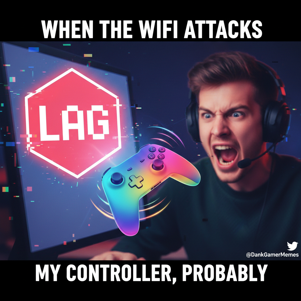 When the lag hits just as you're about to land the winning shot. Controller = gone.