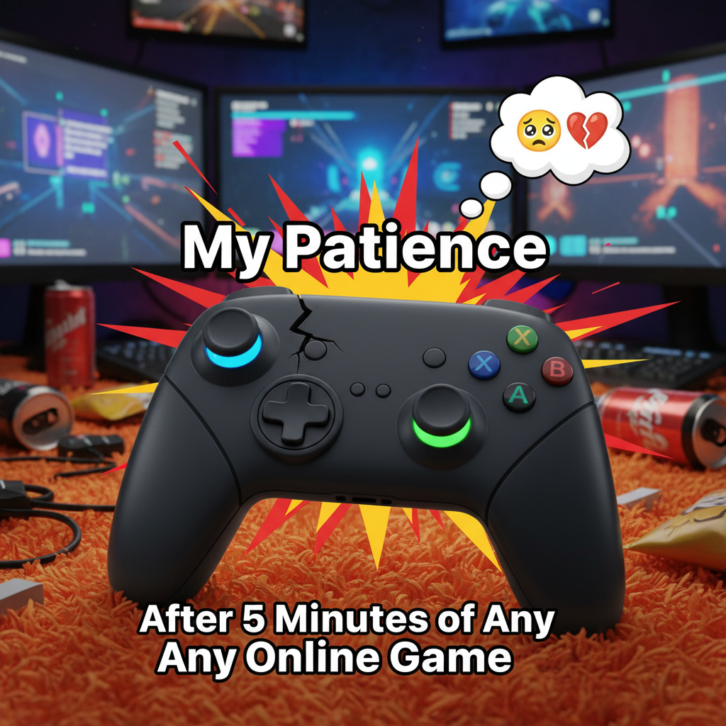Just threw my controller across the room. It's fine. I'm fine. This game is fine. 🙃