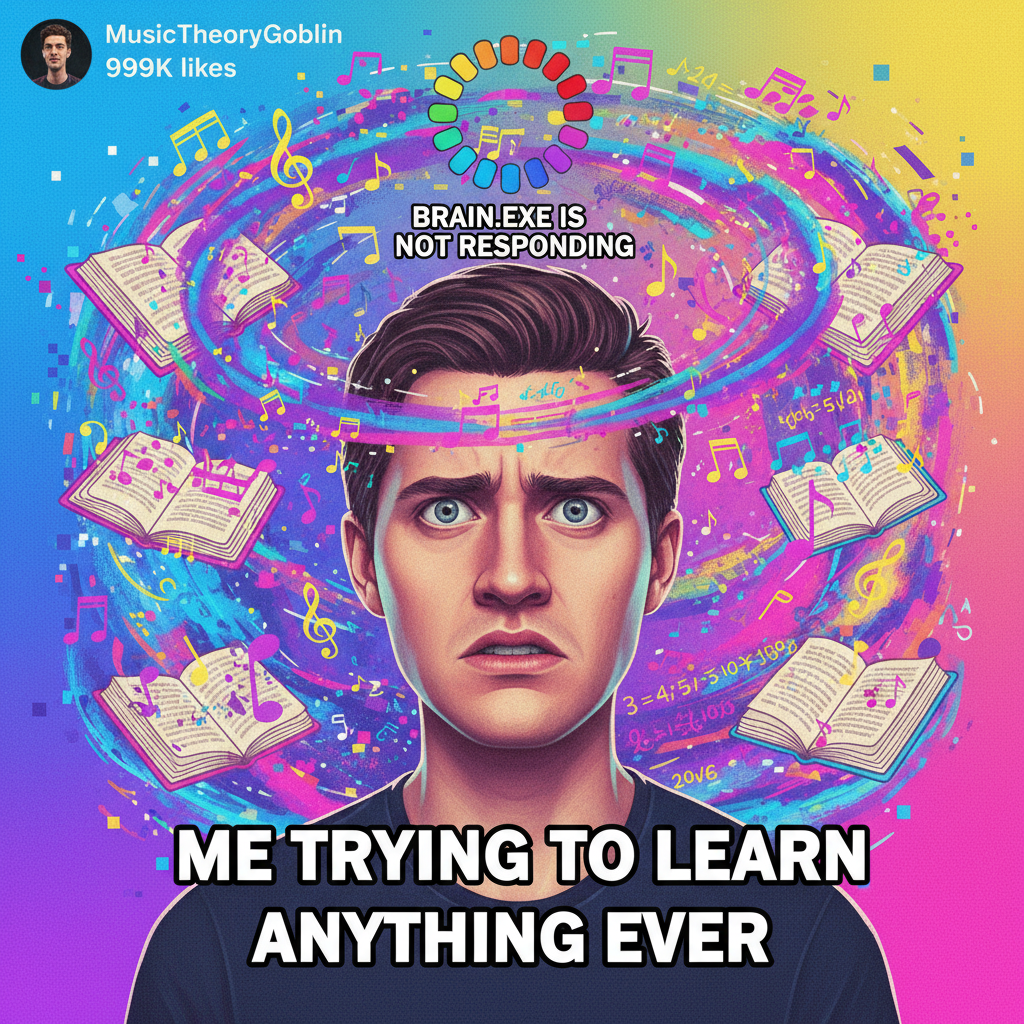 My brain during exam season is just elevator music on loop.