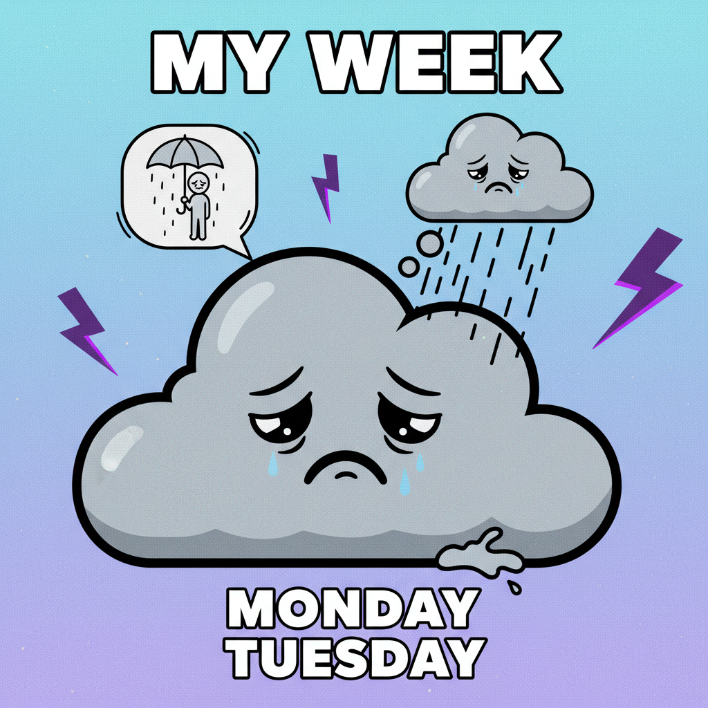 My seasonal depression has seasonal depression. It's a double whammy.