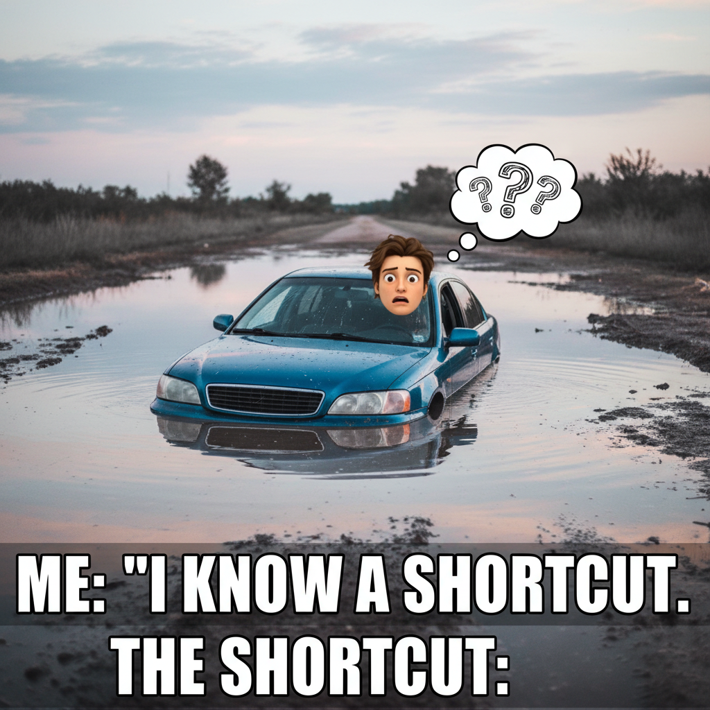 GPS said 'turn left in 500 feet.' I turned left. Into a lake. #TravelFail