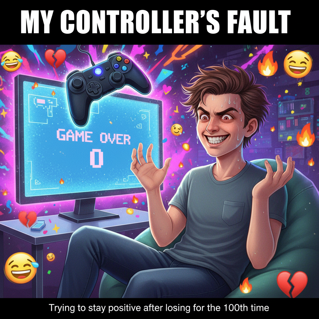 My controller just flew across the room. It's fine. I'm fine. Everything's fine.